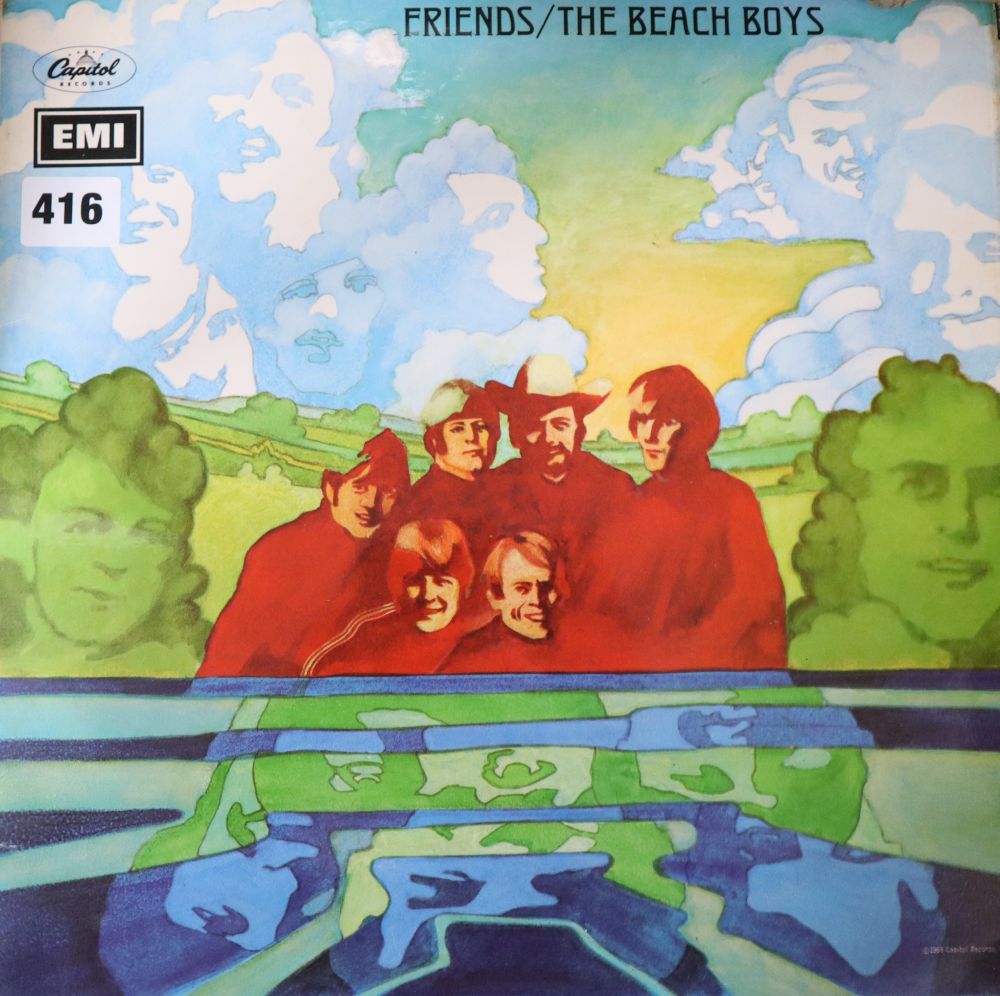 Signed 70s Beach Boys LP (Jardine, Carl Wilson etc) and 4 other UK first pressings.